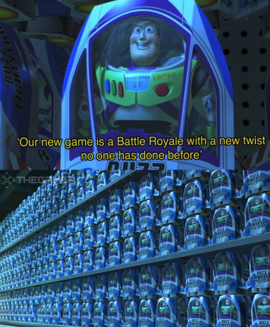 funny gaming memes -  al's toy barn buzz lightyear - Our new game is a Battle Royale with a new twist no one has done before! Thecape