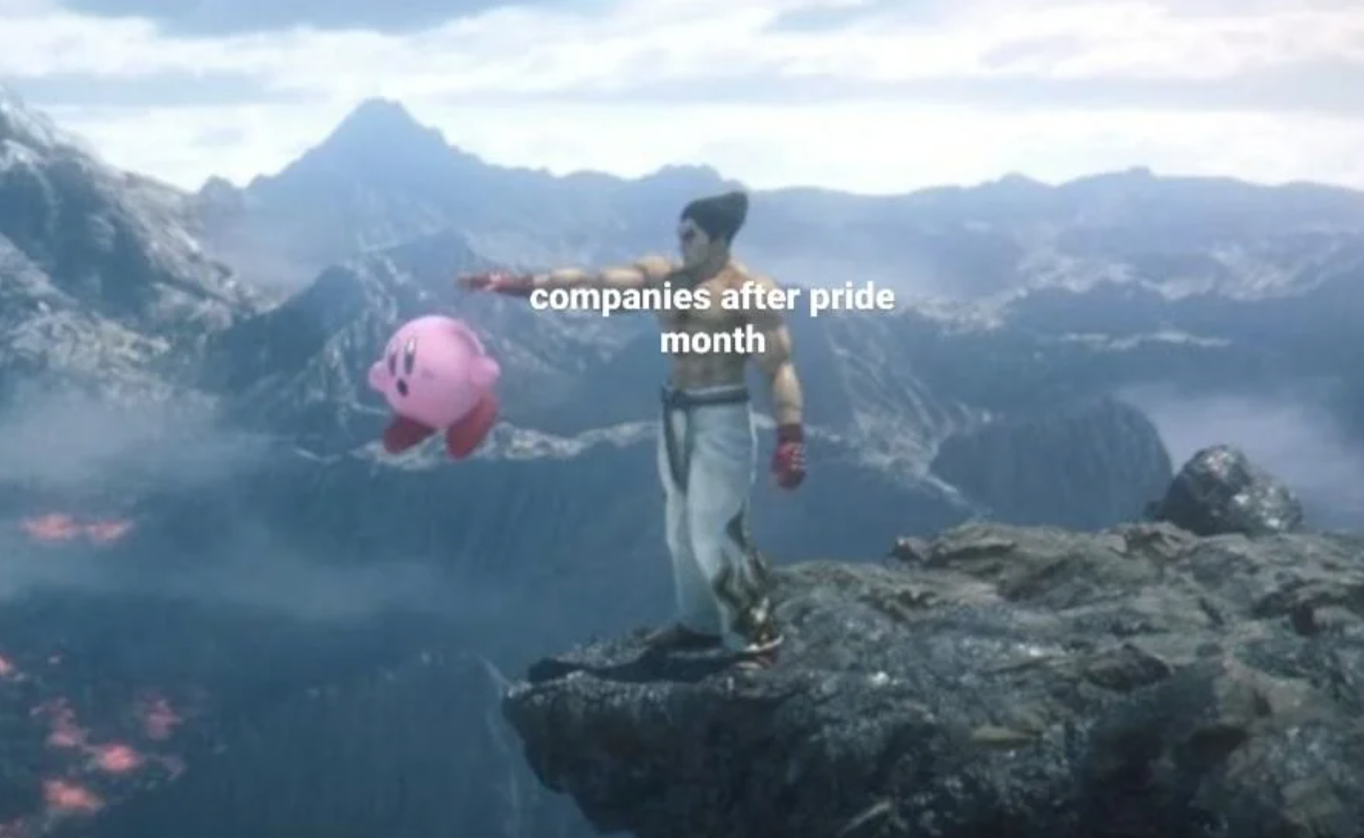 funny gaming memes - extreme sport - companies after pride month