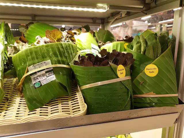 banana leaves grocery store - Ta Pesce Sadie Pesticide Safe