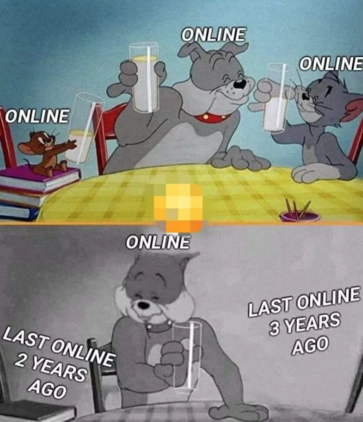 funny gaming memes - online 3 years ago - Online Online Online Online Last Online 2 Years Last Online 3 Years Ago Ago