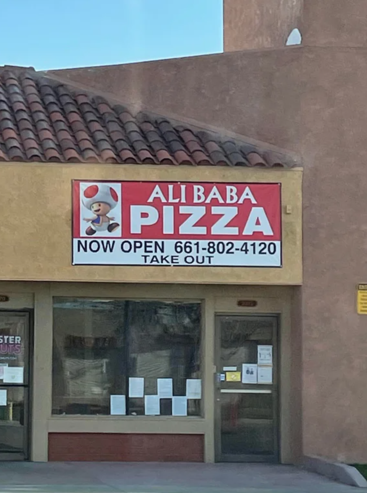 funny gaming memes  - facade - Ali Baba Pizza Now Open 6618024120 Take Out Ster