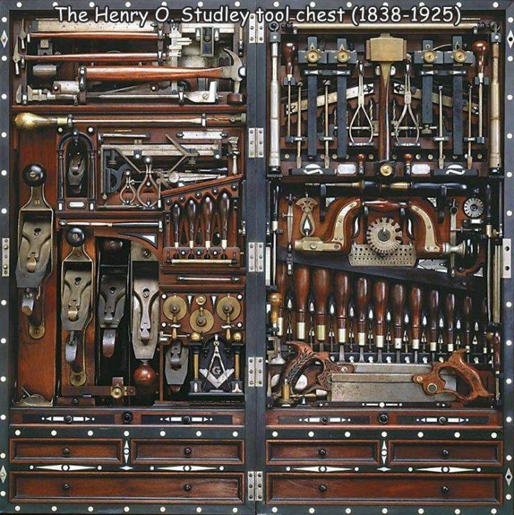 random pics and cool photos - studley tool chest - The Henry O. Studleytoolchest 18381925. 000 2 28 Oo