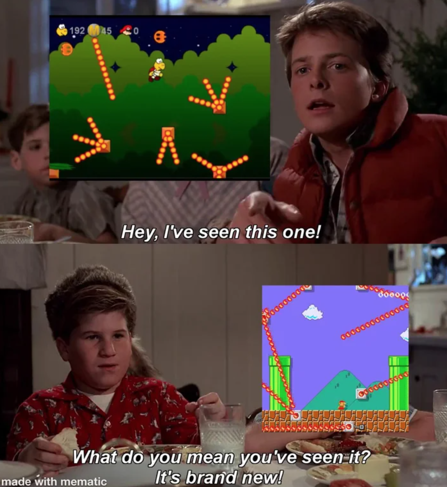 funny gaming memes - back to the future rerun - 1925 Hey, I've seen this one! doo What do you mean you've seen it? made with mematic It's brand new!