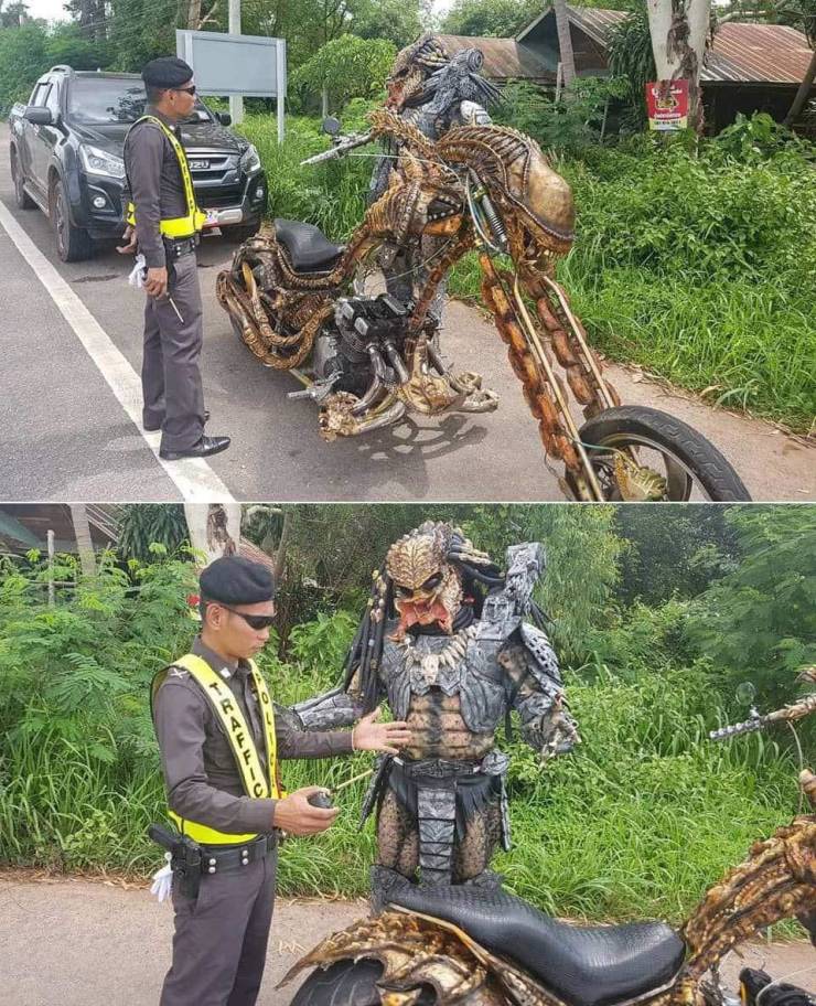 awesome random pics and photos - thailand predator motorcycle - 220 Culo