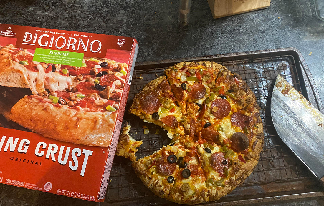 junk food digiorno pizza