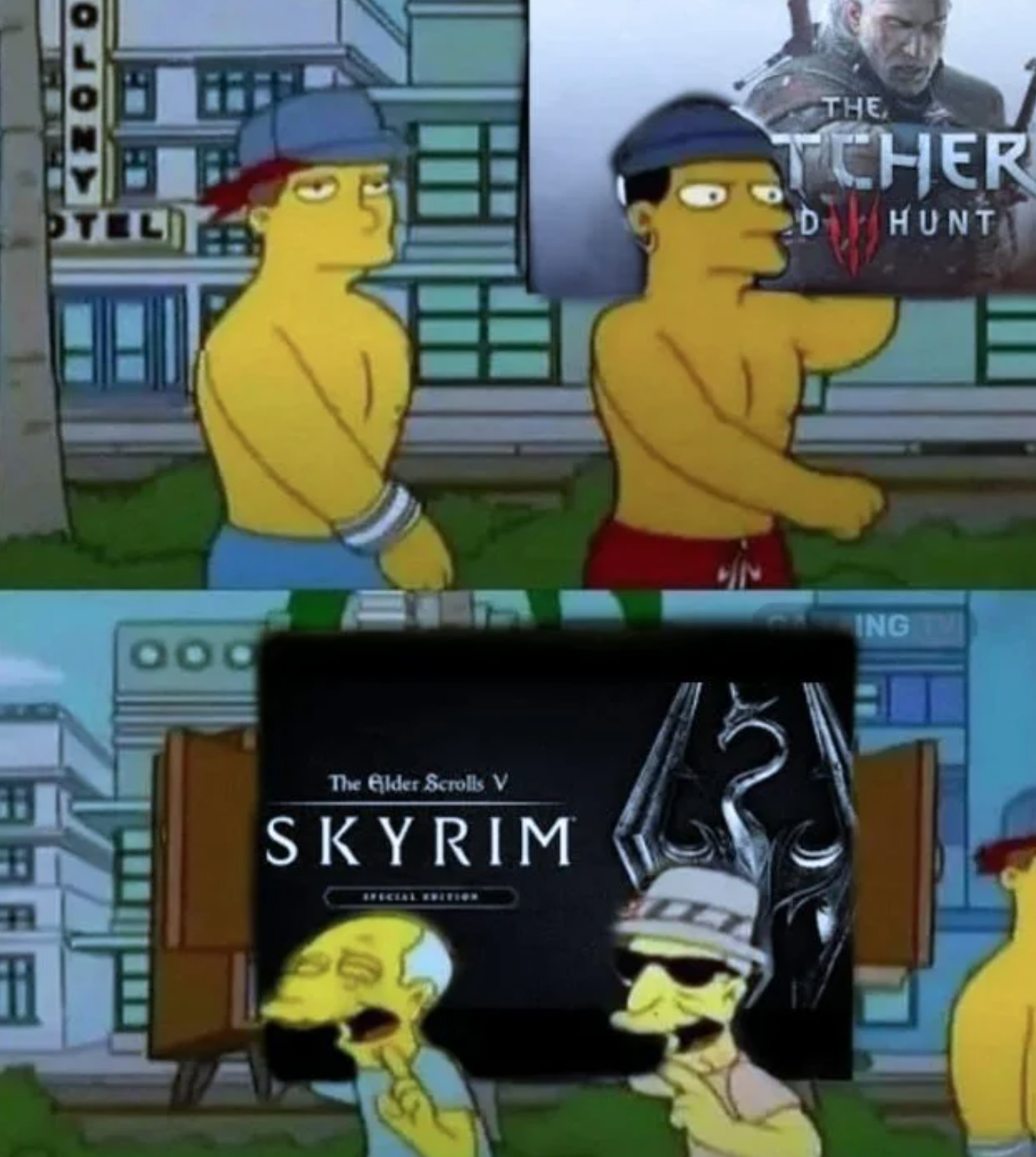 funny gaming memes - Zoro The Tcher Stel Hunt Ing ood The Elder Scroll Skyrim