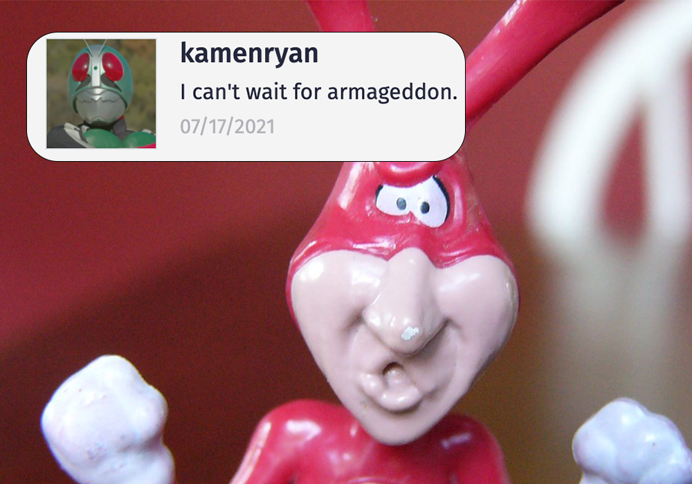 figurine - kamenryan I can't wait for armageddon. 07172021