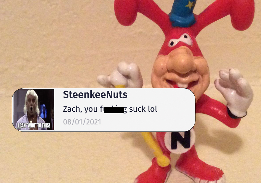 figurine - SteenkeeNuts Zach, you fe suck lol 08012021 I Can Woo To This! N