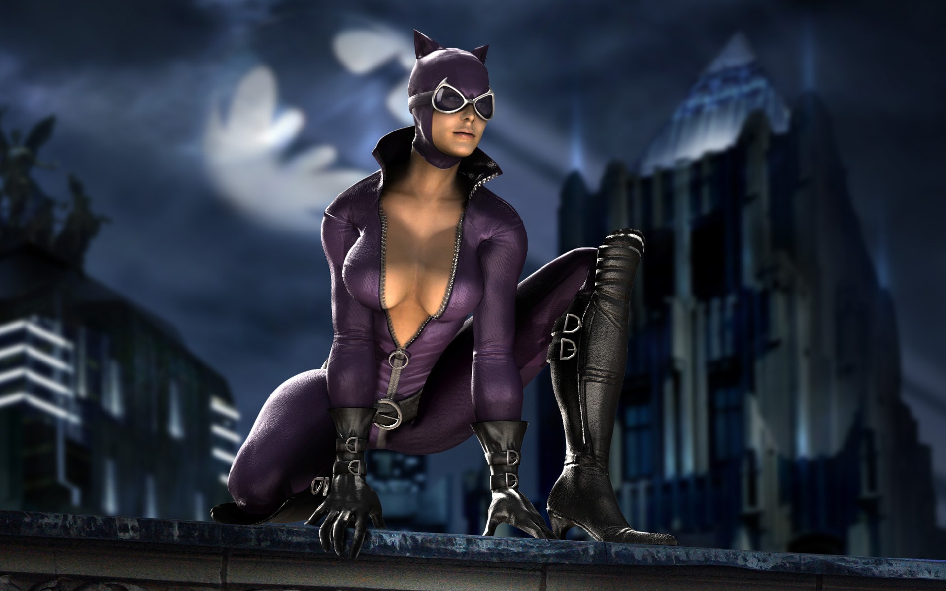 freaky video game girlfriends - Catwoman
