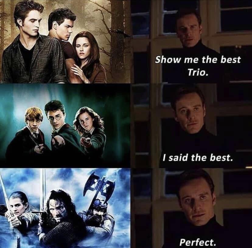 funny gaming memes - show me the best trio meme - Show me the best Trio. I said the best. Perfect.