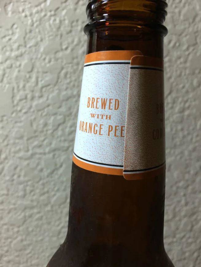 random funny and cool pics - liqueur - Brewed With | Orange Pee Gu
