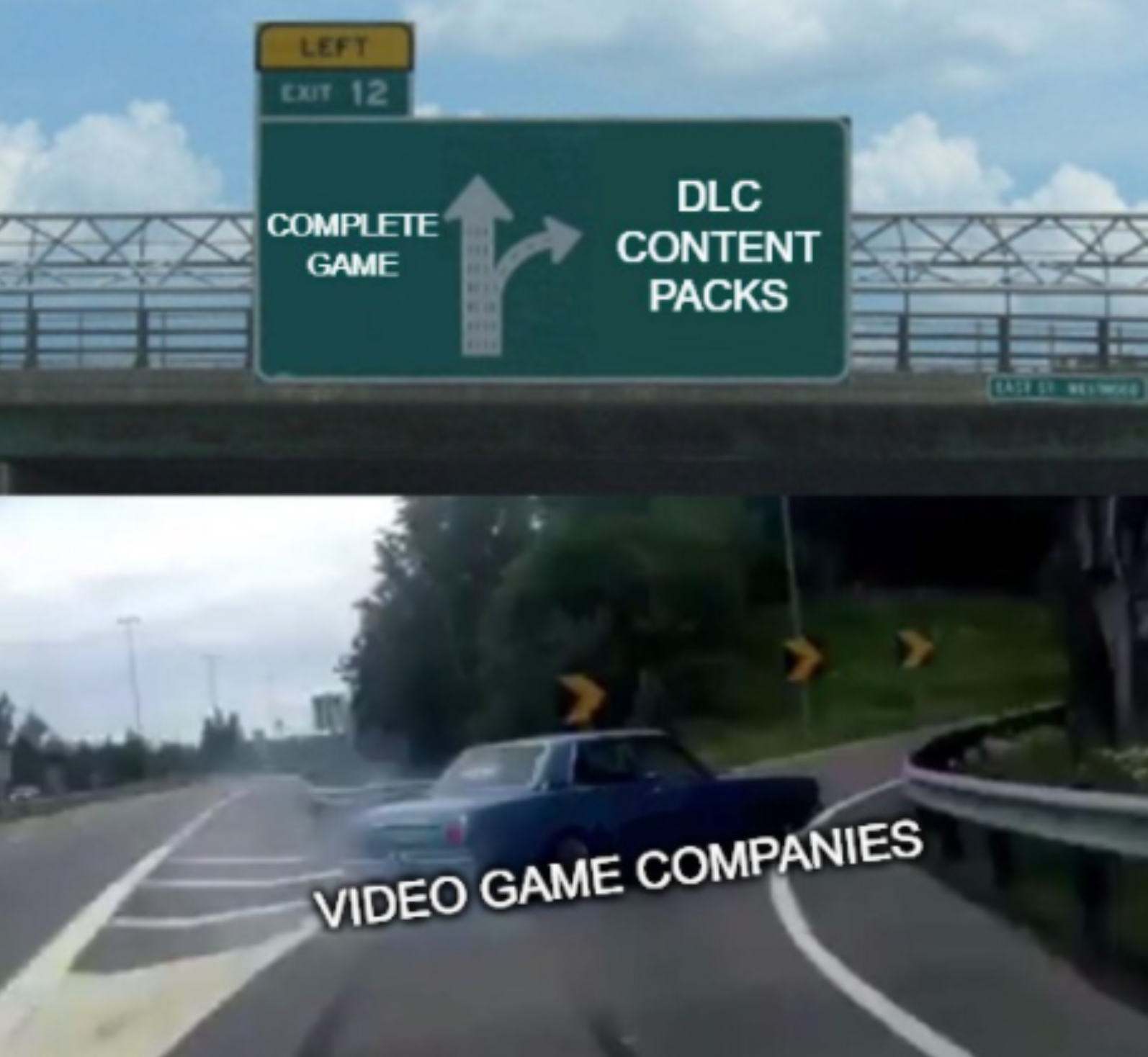 funny gaming memes - elemeno p meme - Left Cut 12 Complete Game r Dlc Content Packs Video Game Companies