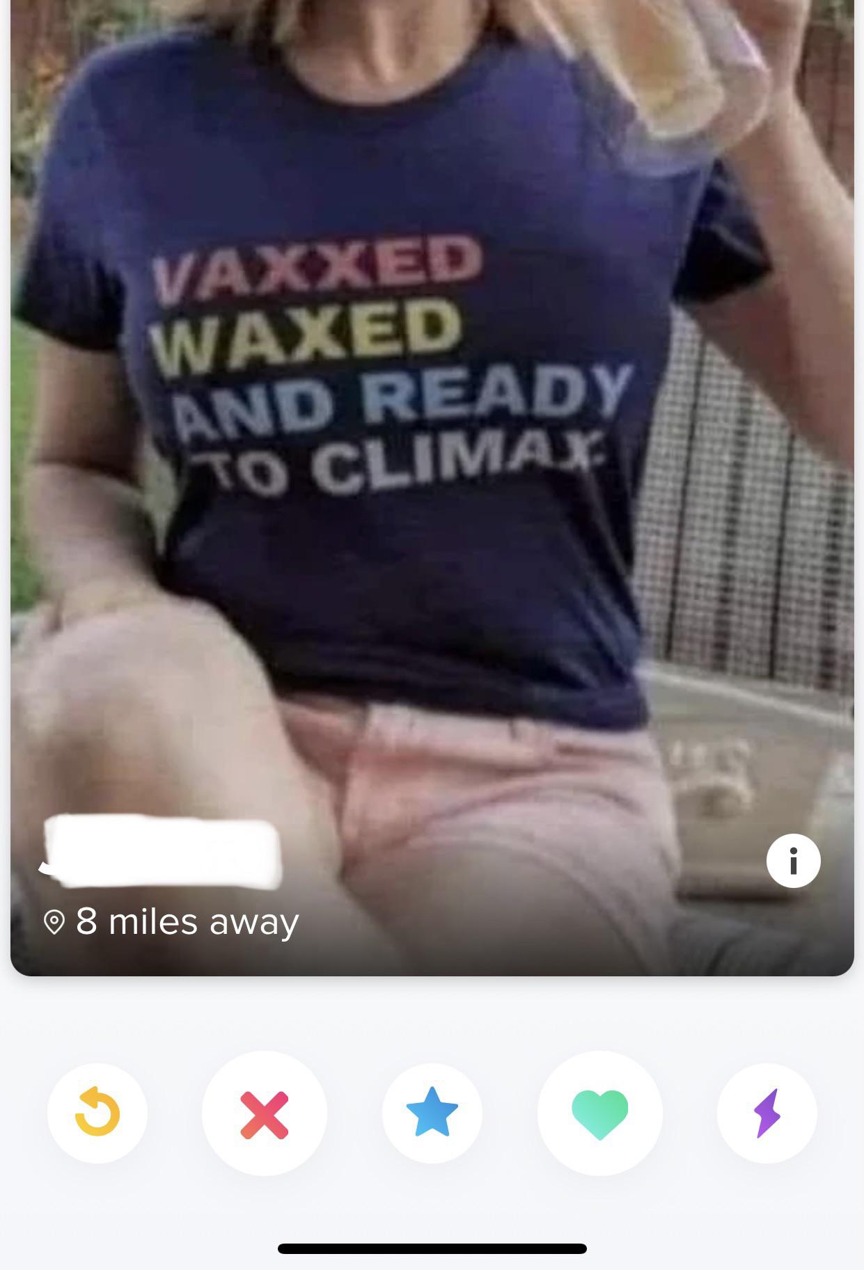 vaxxed waxed and ready to climax t shirt - Vaxxed Waxed And Ready To Climax i 8 miles away 5 X