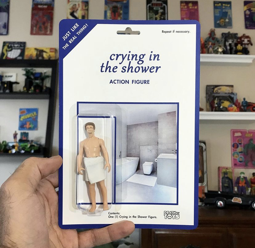 furniture - Just The Real Thing! Repeater crying in the shower Action Figure Carles O Crying in the Shower Figure, Drauer Toys