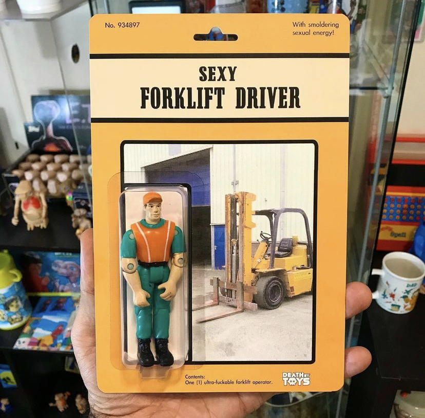 forklift driver action figure - No. 934897 With Smoldering sexual energy! Sexy Forklift Driver Core One in koble for de perto Death Toys