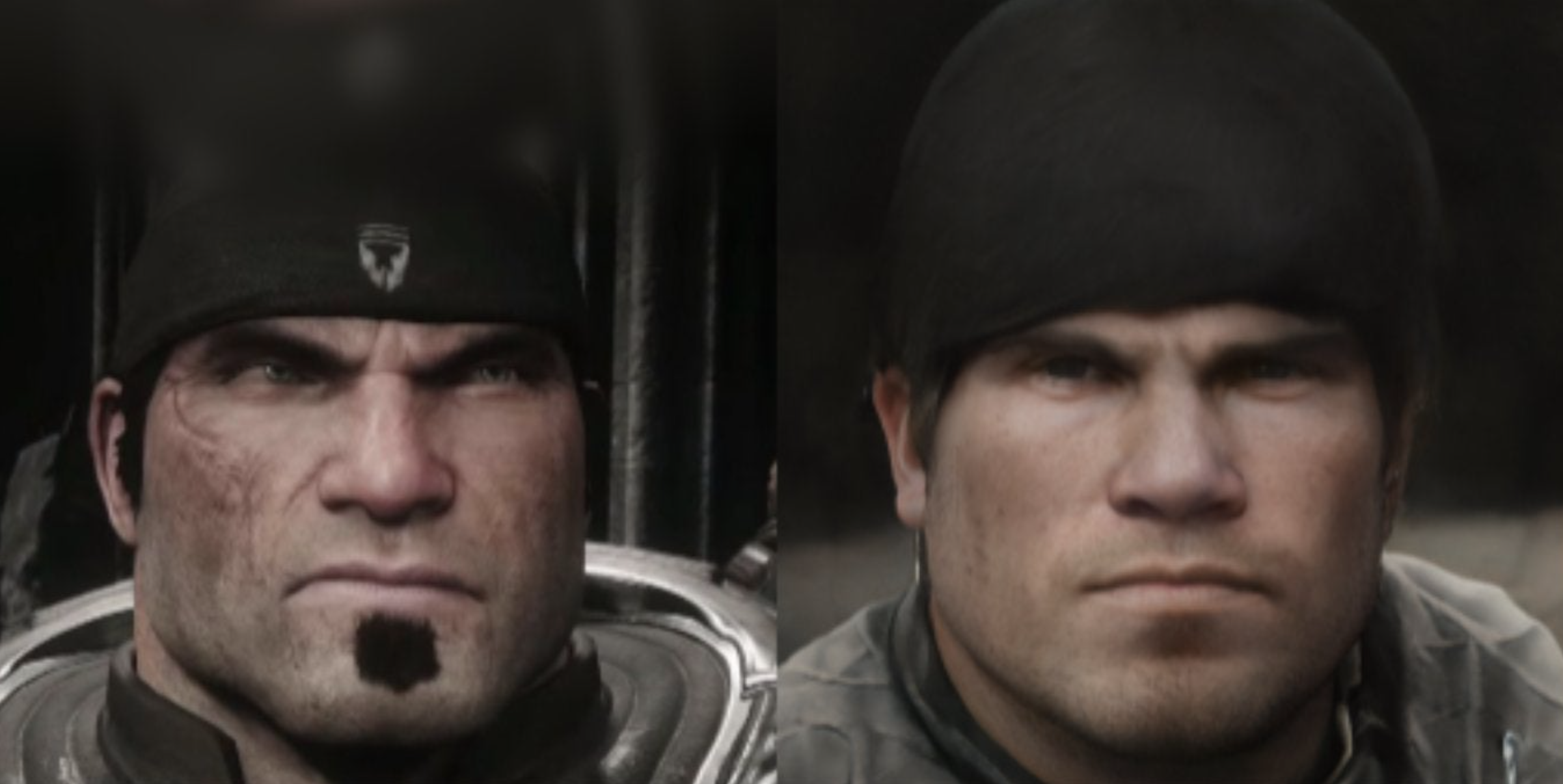 realistic video game characters - Marcus (Gears of War)