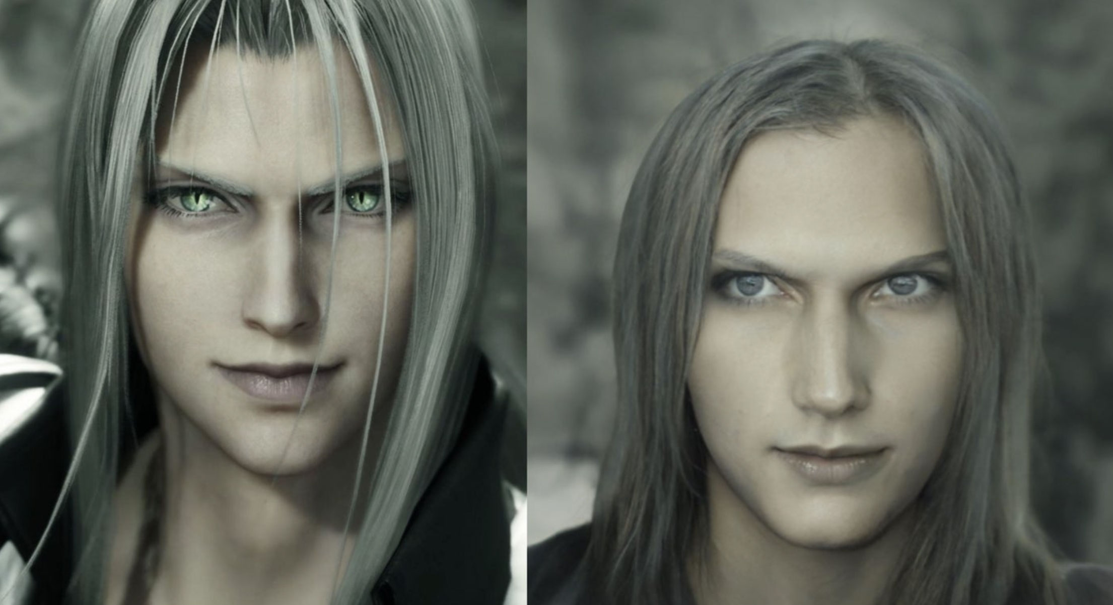 realistic video game characters - Sephiroth (Final Fantasy VII)