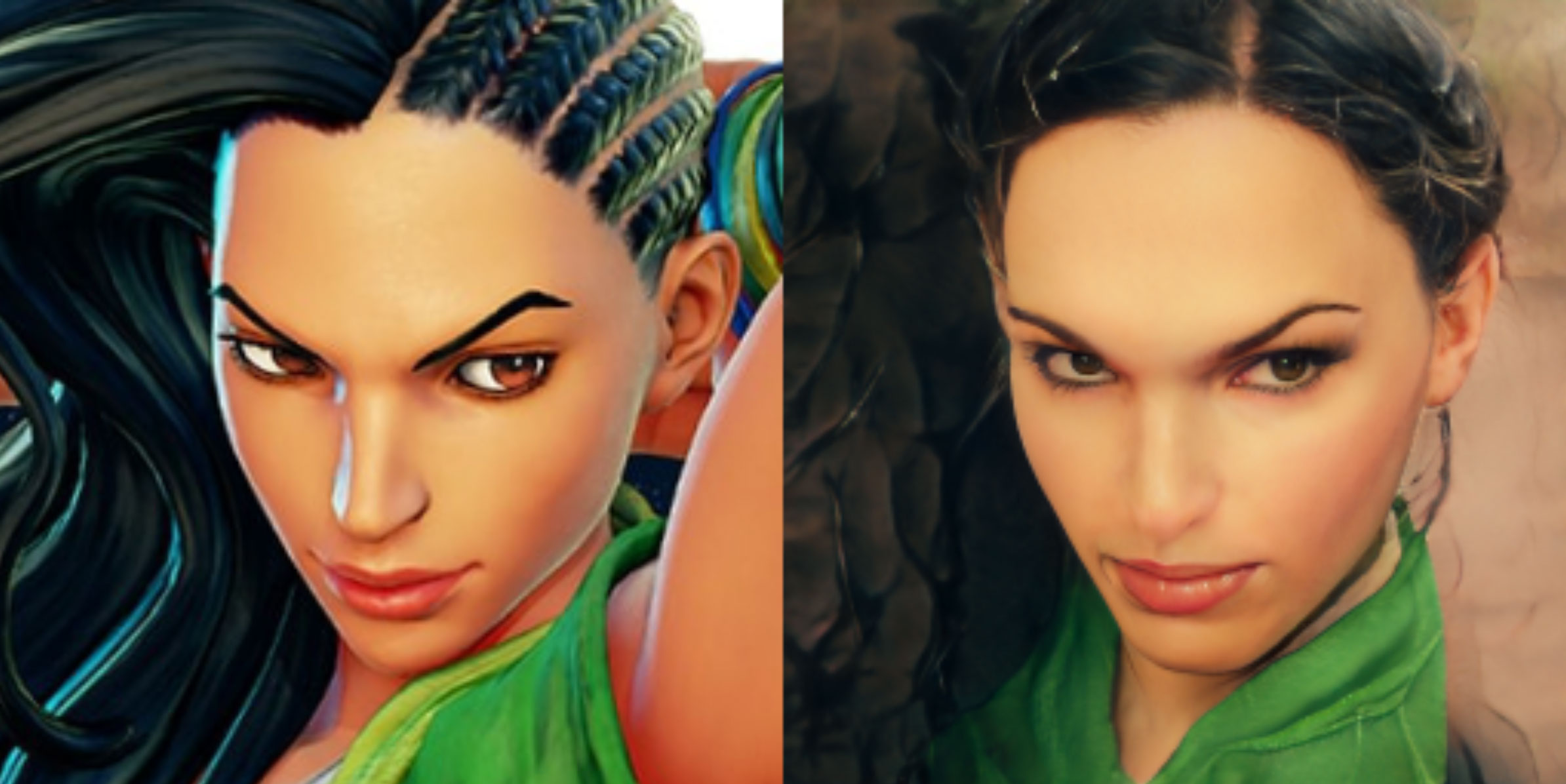 realistic video game characters - Laura (Street Fighter)