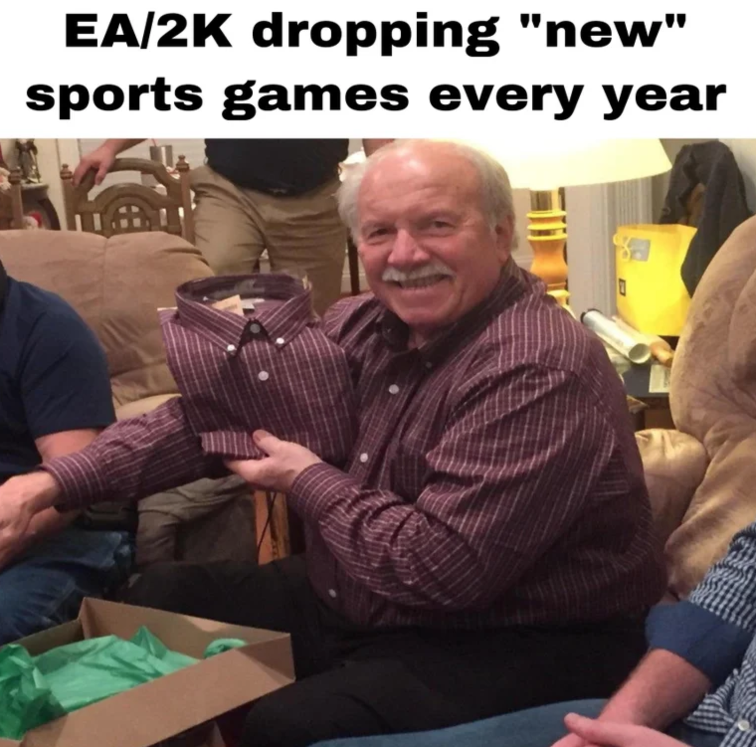 funny gaming memes - fifa 21 meme - Ea2K dropping "new" sports games every year