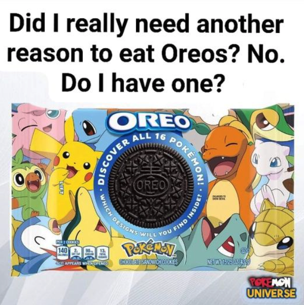 funny gaming memes - cartoon - Did I really need another reason to eat Oreos? No. Do I have one? Oreo Ver All 16 Sio Ored Find Inside. Inow 3 Which Signs Will You Find Dado Dekendy Appears Course Sandwich Ones Noble Por Non Universe