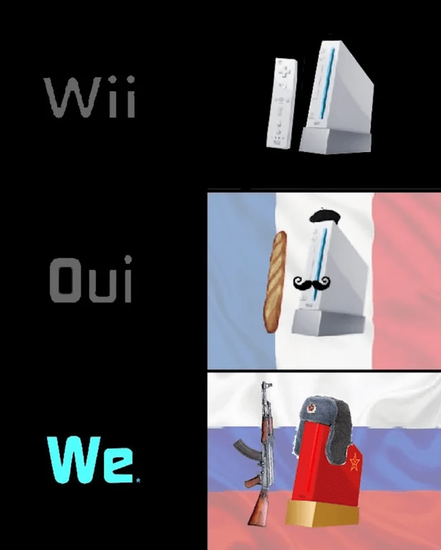 funny gaming memes - 2007 meme - Wii Oui We