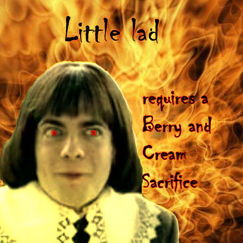 berries and cream memes - berries and cream meme - Little lad requires a Berry and Cream Sacrifice