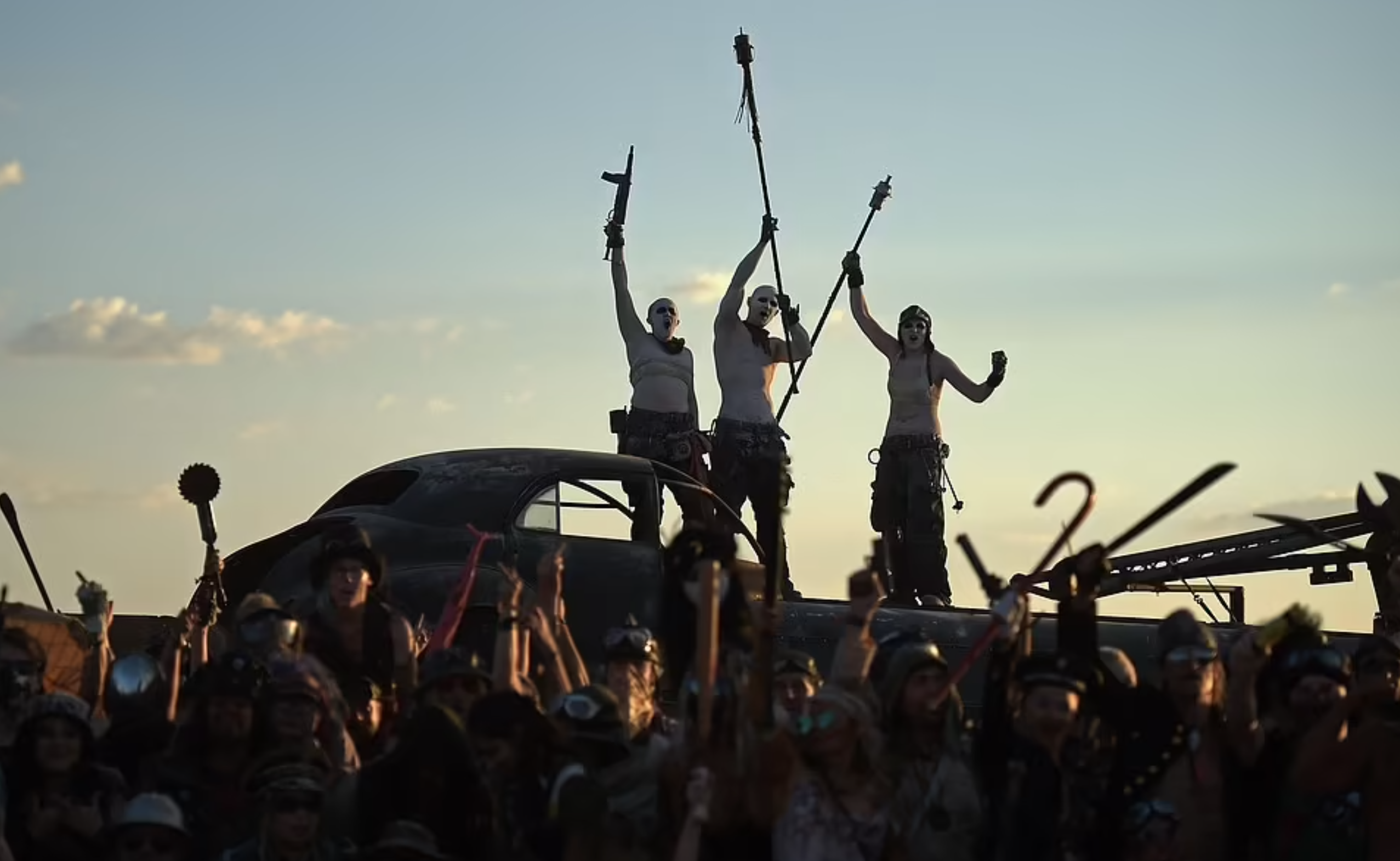 Mad Max Cosplayers Take Over Mojave Desert for Wasteland Weekend 