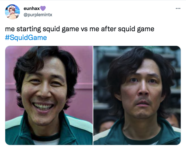 squid game memes - presentation - . eunhax me starting squid game vs me after squid game Game Wenn