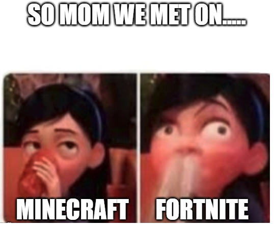 funny gaming memes  - sale tag - So Mom We Met Onl. Minecraft Fortnite