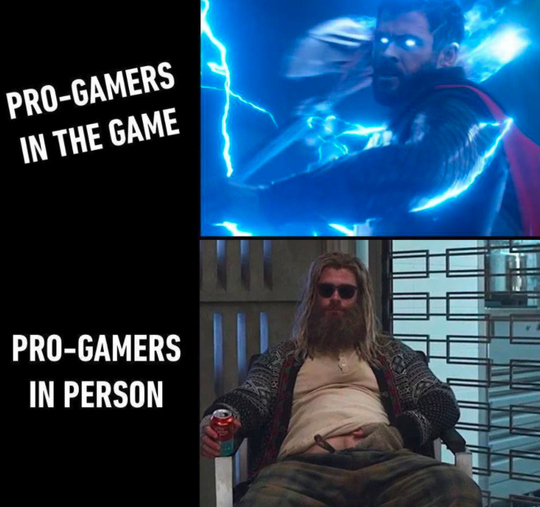 funny gaming memes  - endgame thor - ProGamers In The Game ProGamers In Person