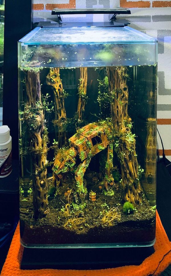cool stuff you don't see every day  - star wars themed fish tank - rime