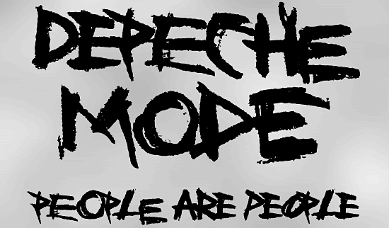 depeche mode people are people logo - Mare People Are People