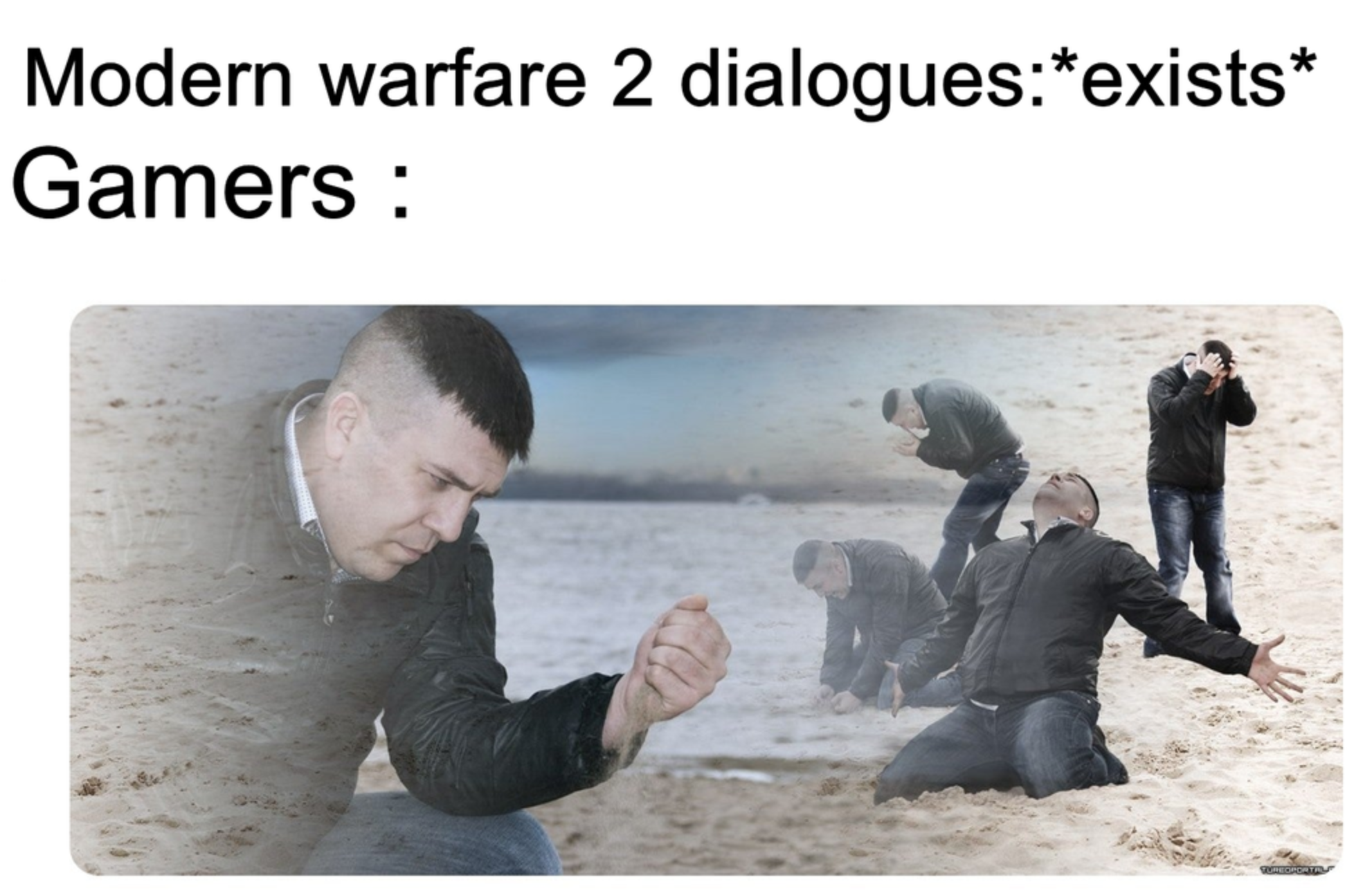 funny gaming memes - hu tao aiya - Modern Warfare 2 dialoguesexists Gamers
