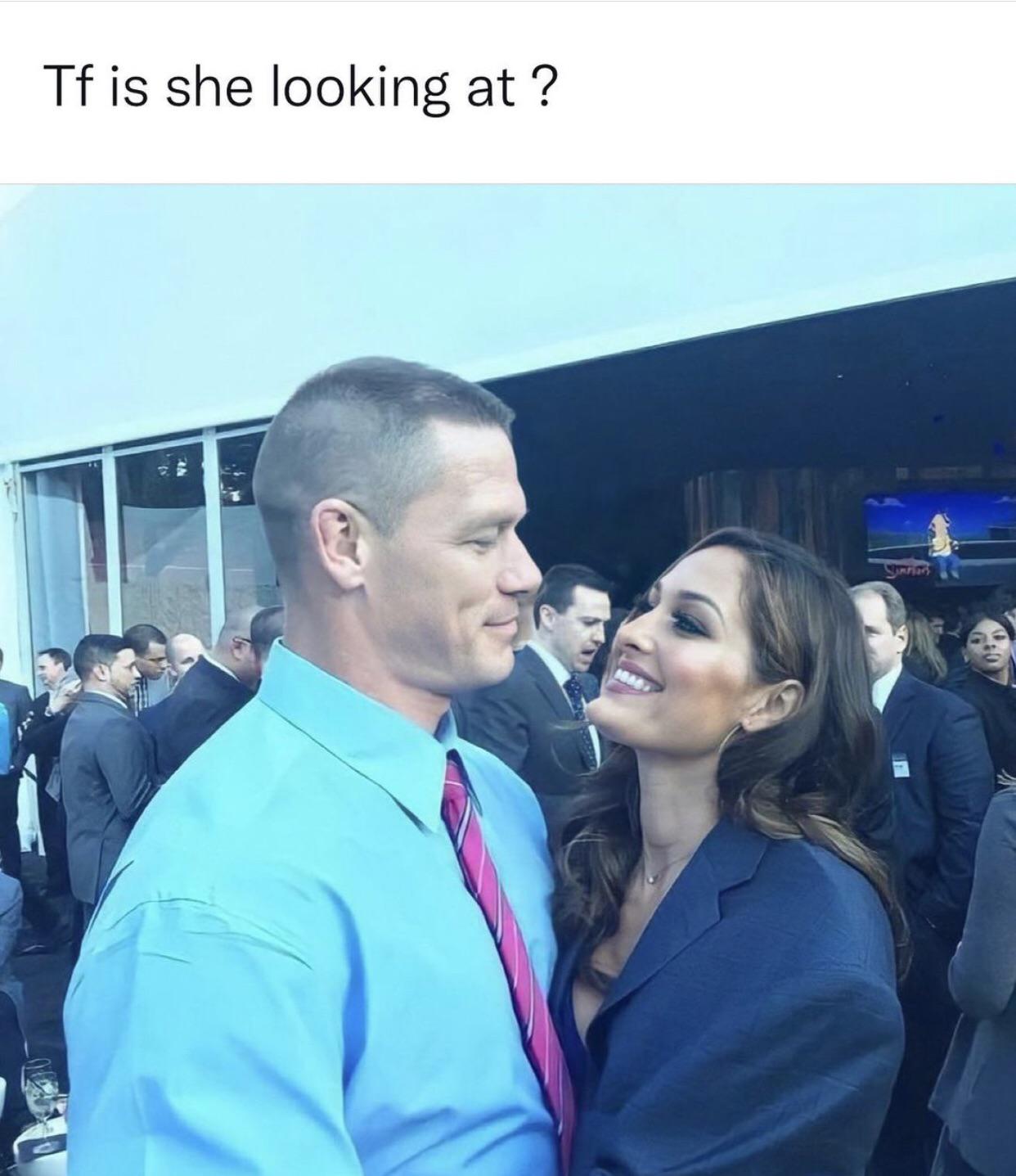 tf is she looking at john cena - Tf is she looking at? State