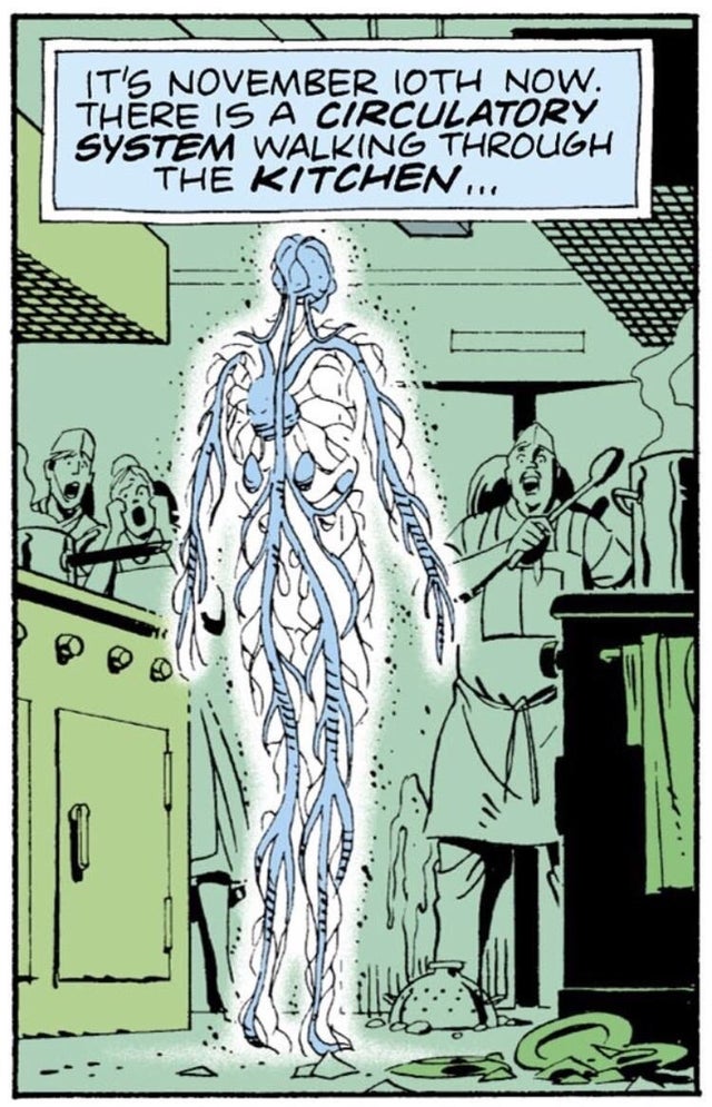 comics out of context - november 10th circulatory system - It'S November Ioth Now. There Is A Circulatory System Walking Through The Kitchen... ... Ws