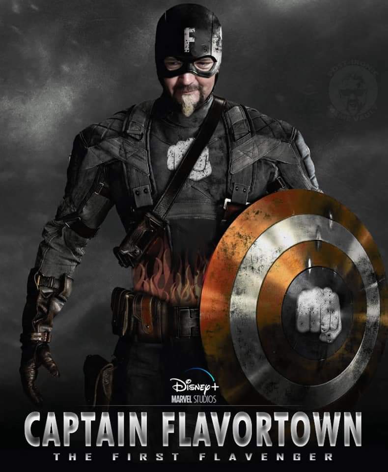 funny memes and random pics - capitan america - Snr Disneyt Marvel Studios Captain Flavortown The First Flavenger