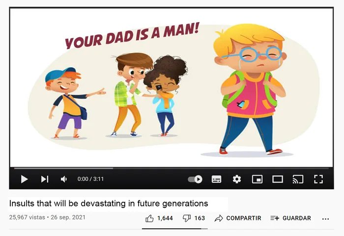 cringeworthy pics - cartoon - Your Dad Is A Man! Insults that will be devastating in future generations 25,967 vistas 26 sep. 2021 L 1,644 7163 Compartir Guardar