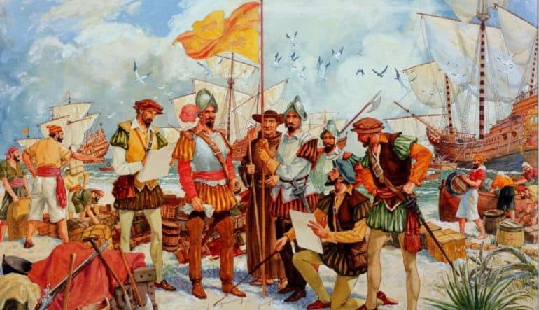 Absurd Historical Events - The Spanish conquistadors found platinum