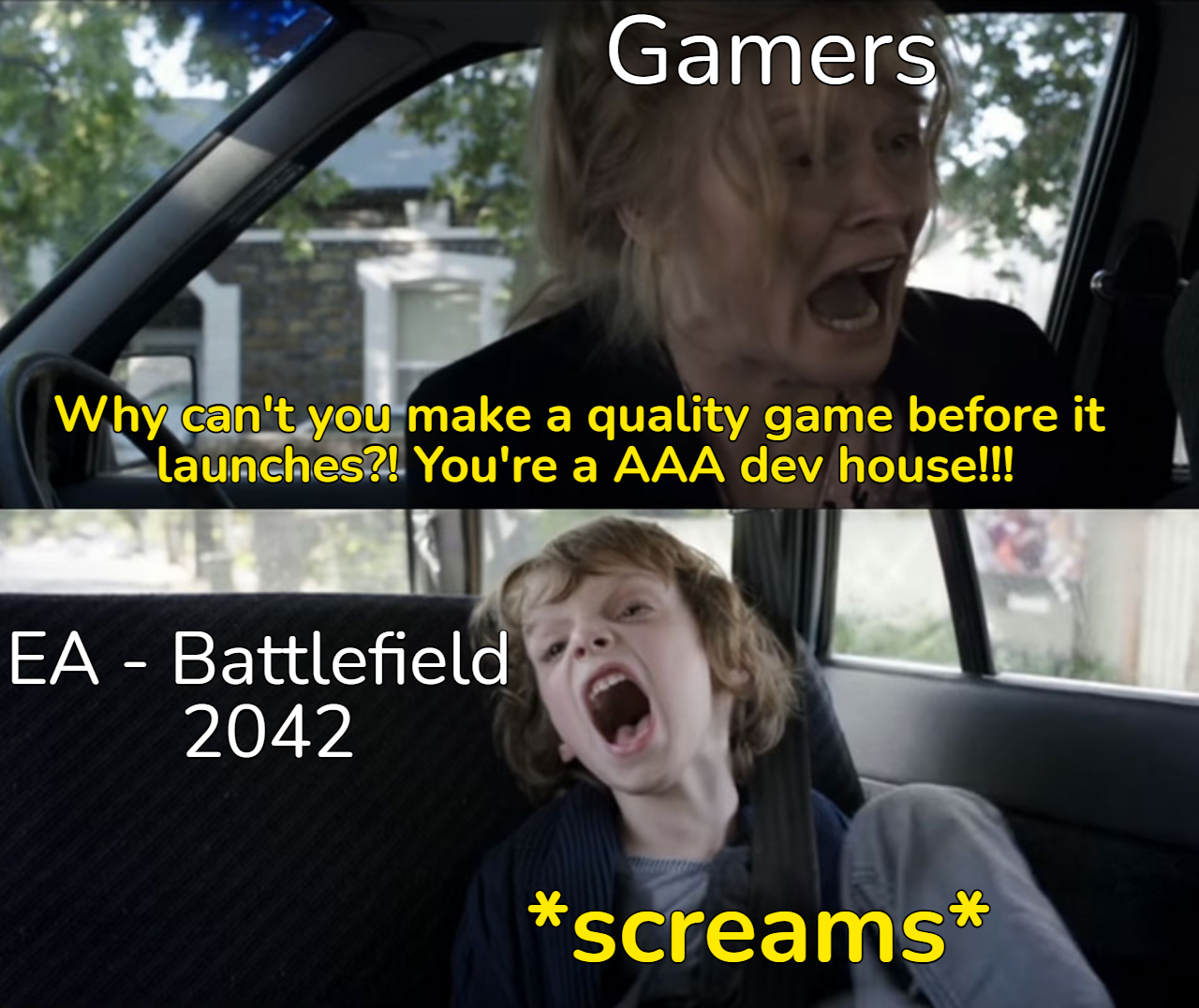 we don t talk about 2020 - Gamers Why can't you make a quality game before it launches?! You're a Aaa dev house!!! Ea Battlefield 2042 screams