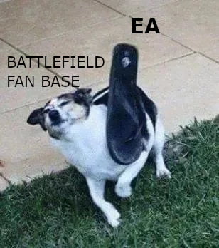 slipper dog meme - Ea Battlefield Fan Base