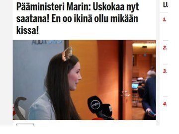 Finnish Trolls Tricked the Internet Into Believing Finland PM Sanna Marin Was a Catgirl