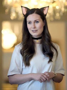 Finnish Trolls Tricked the Internet Into Believing Finland PM Sanna Marin Was a Catgirl