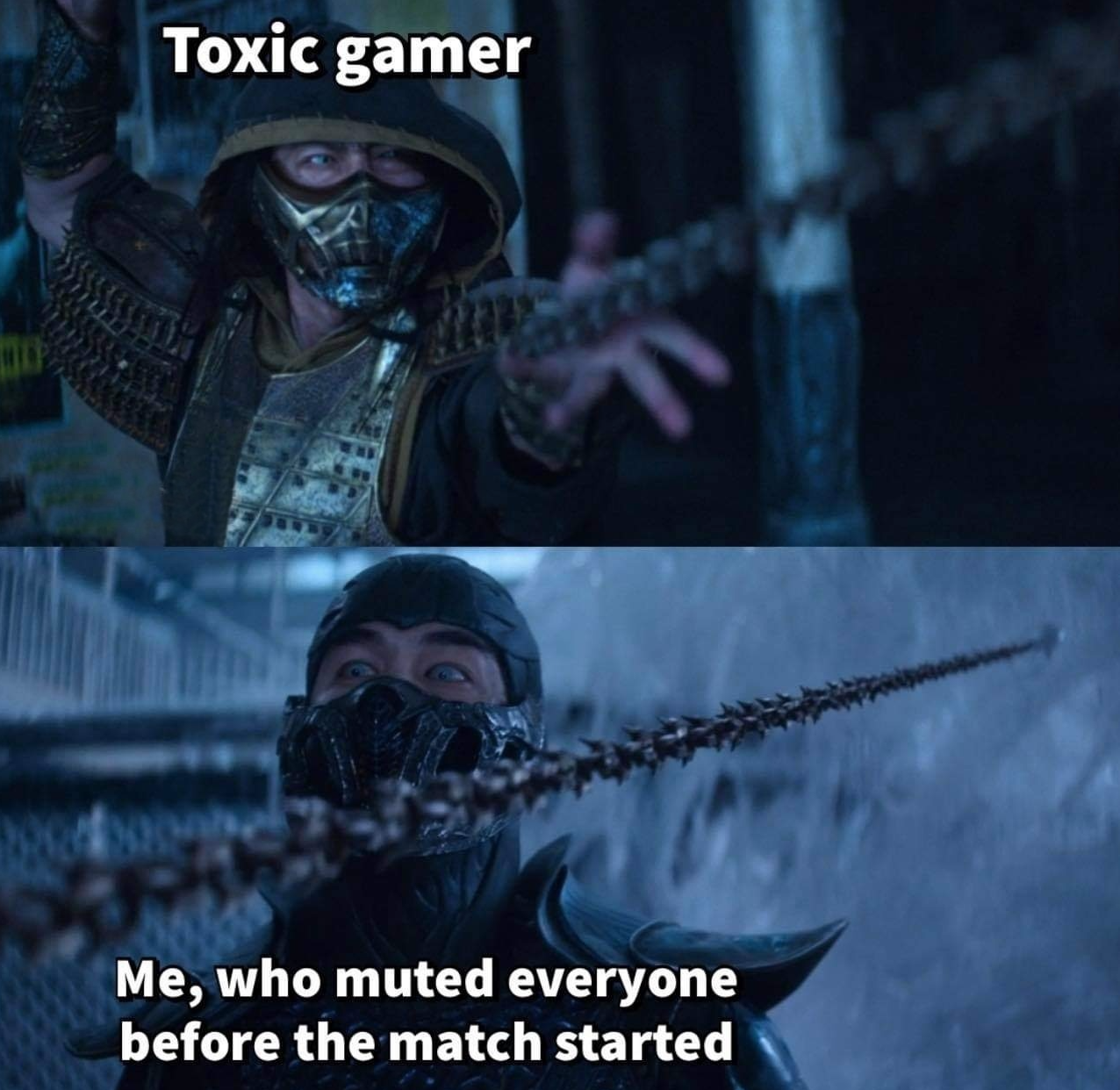 funny gaming memes - cha jong hyok - Toxic gamer Me, who muted everyone before the match started