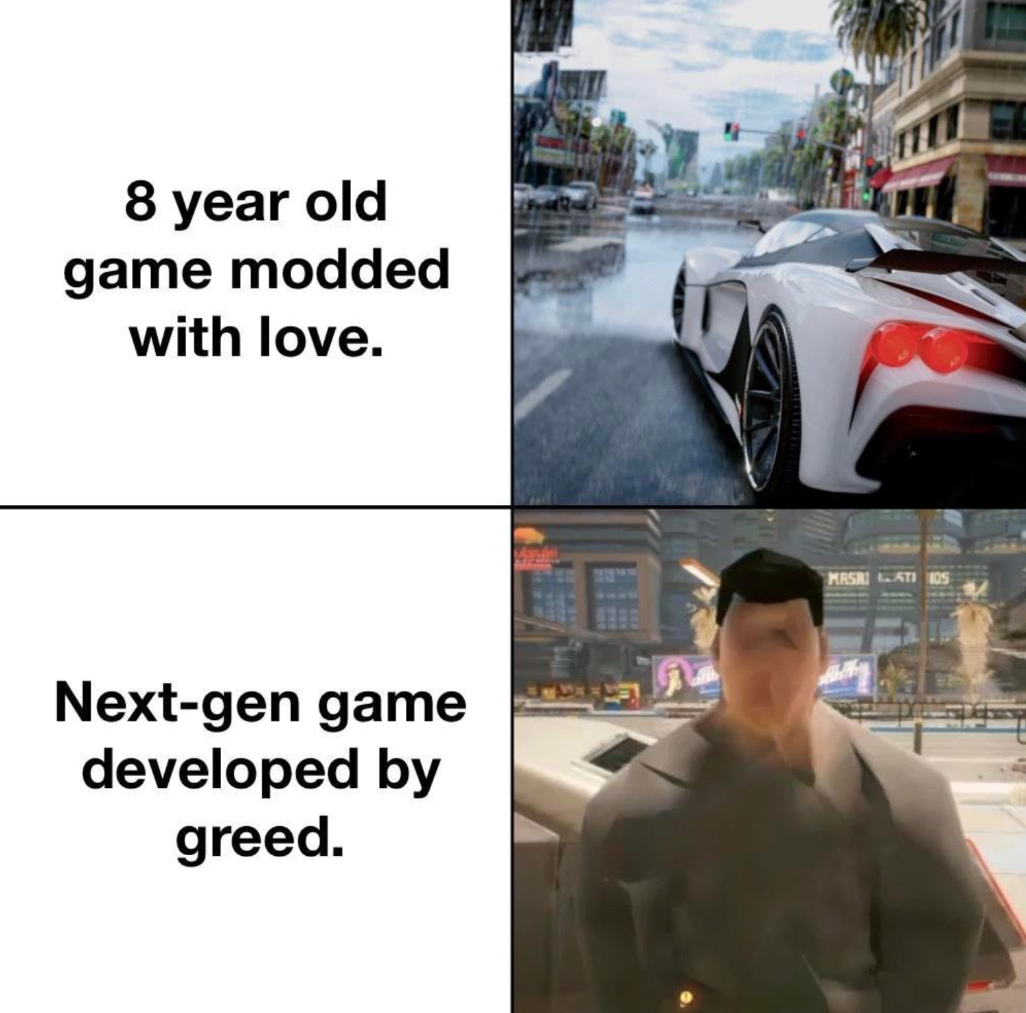 funny gaming memes - bieber i love my beliebers - 8 year old game modded with love. Nextgen game developed by greed.