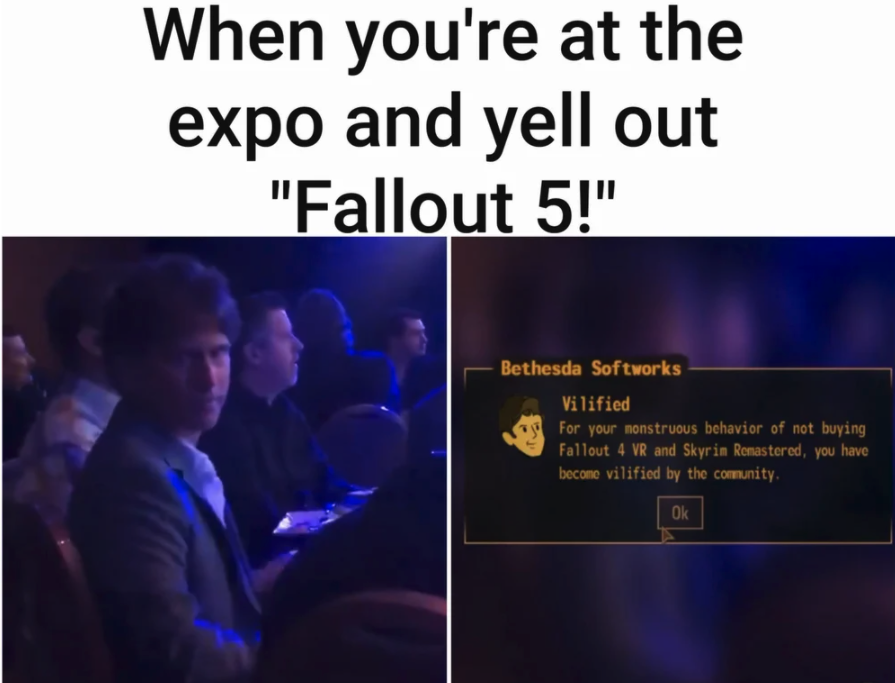 funny gaming memes - presentation - When you're at the expo and yell out