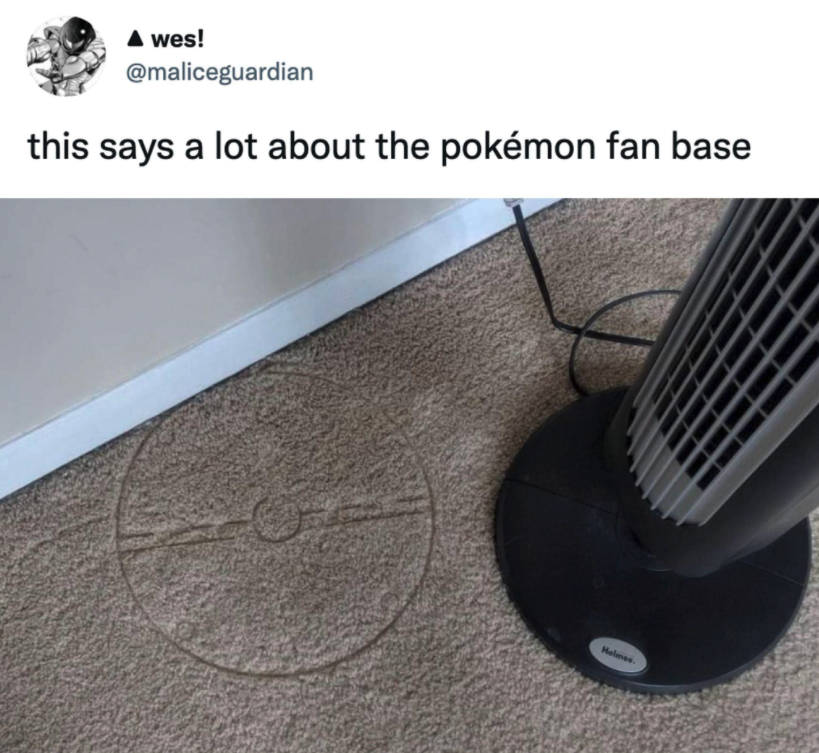 funny gaming memes - says a lot about the pokemon fan base - A wes! this says a lot about the pokmon fan base 0