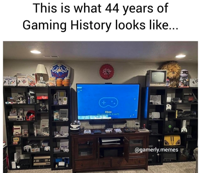 funny gaming memes - electronics - This is what 44 years of Gaming History looks ... Xdon De .memes