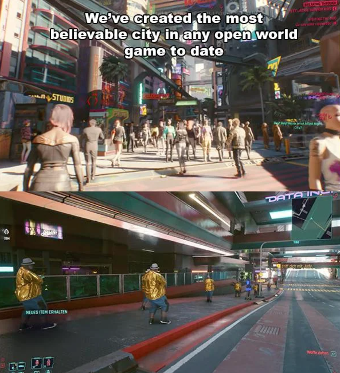 funny gaming memes - pedestrian - o We've created the most believable city in any open world game to date Stude Data In Sinert unui 29 20