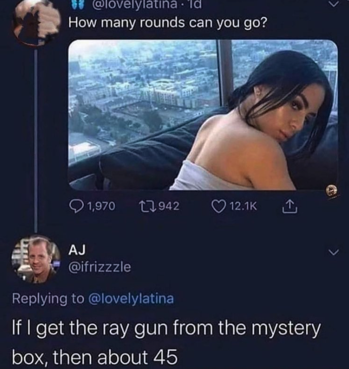 funny gaming memes - lovely latina how many rounds can you go - . ld How many rounds can you go? 1,970 12942 Aj If I get the ray gun from the mystery box, then about 45