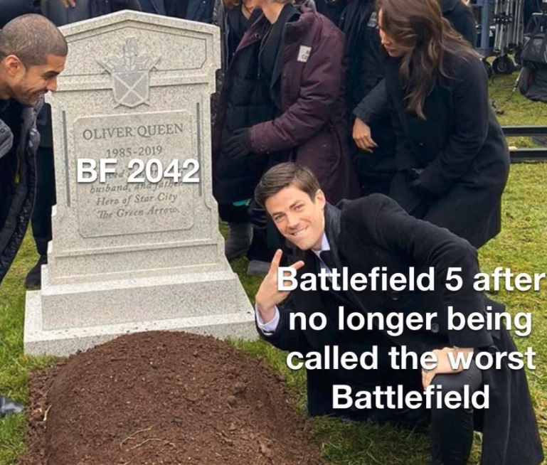 funny gaming memes - reloading data - Oliver Queen 19852019 Bf 2042 band Hers of Star City Tor Grinderen Battlefield 5 after no longer being called the worst Battlefield